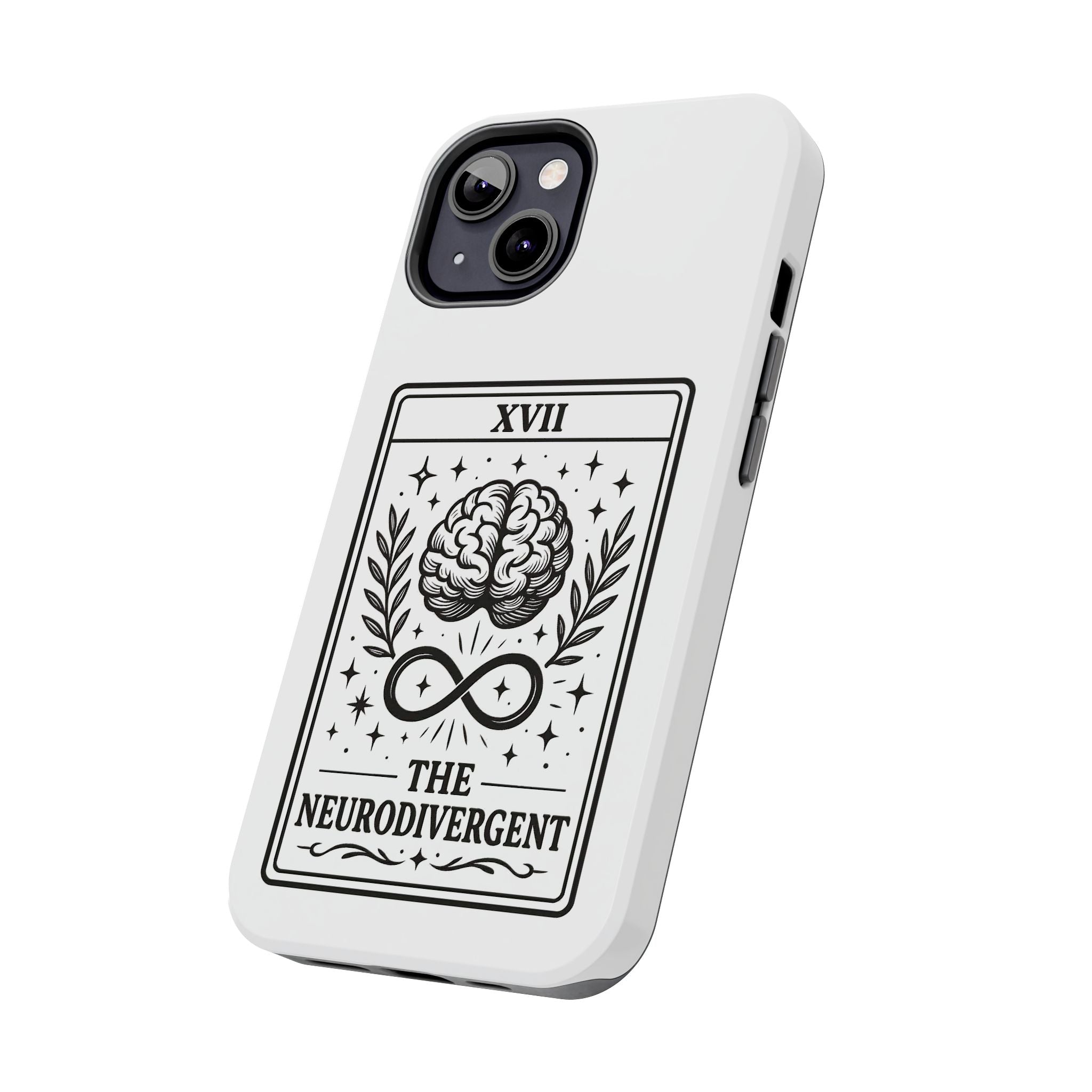 The Neurodivergent Tarot Brain phone case | iPhone Samsung tough case