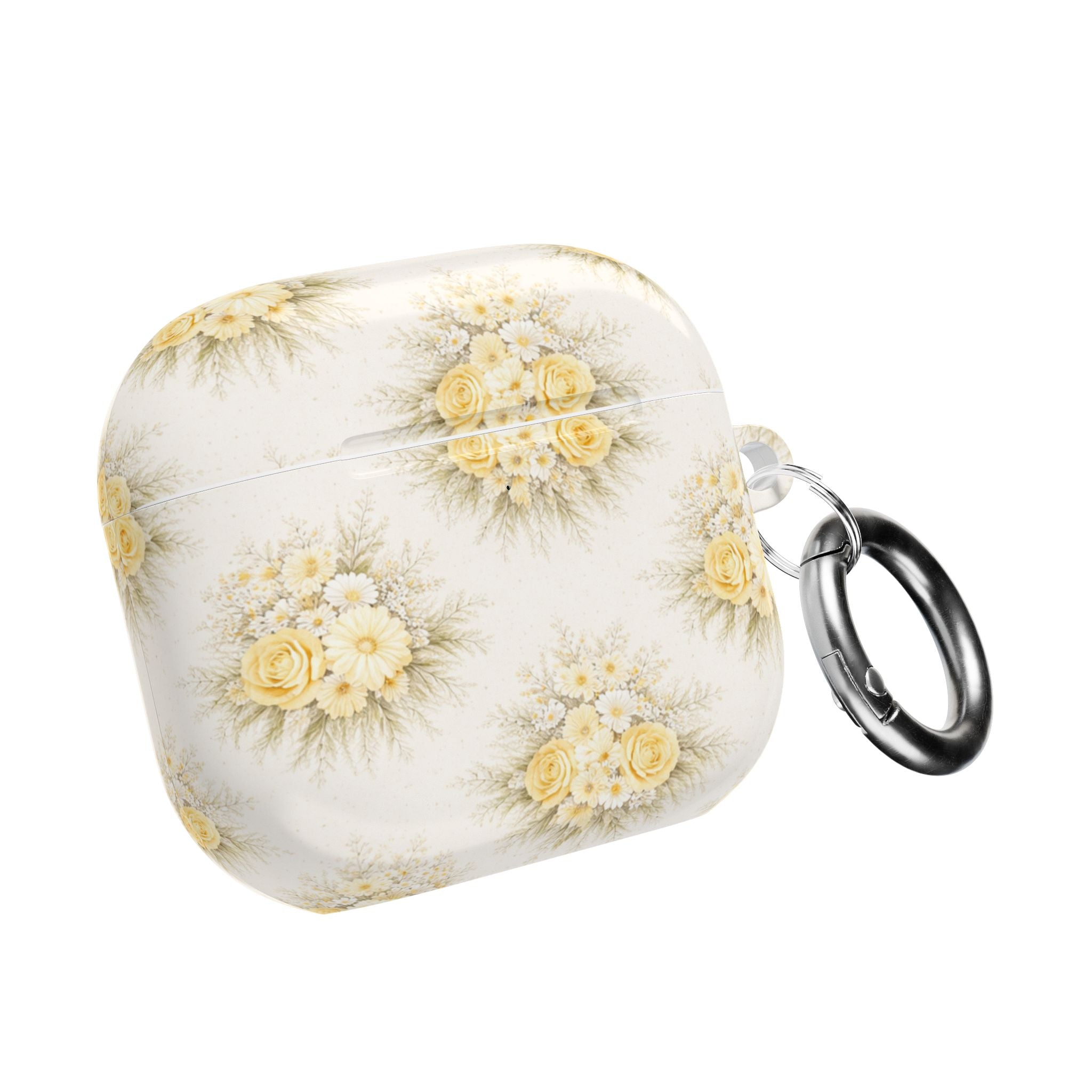 Yellow Rose Bouquet AirPod Case | Vintage Floral Pattern