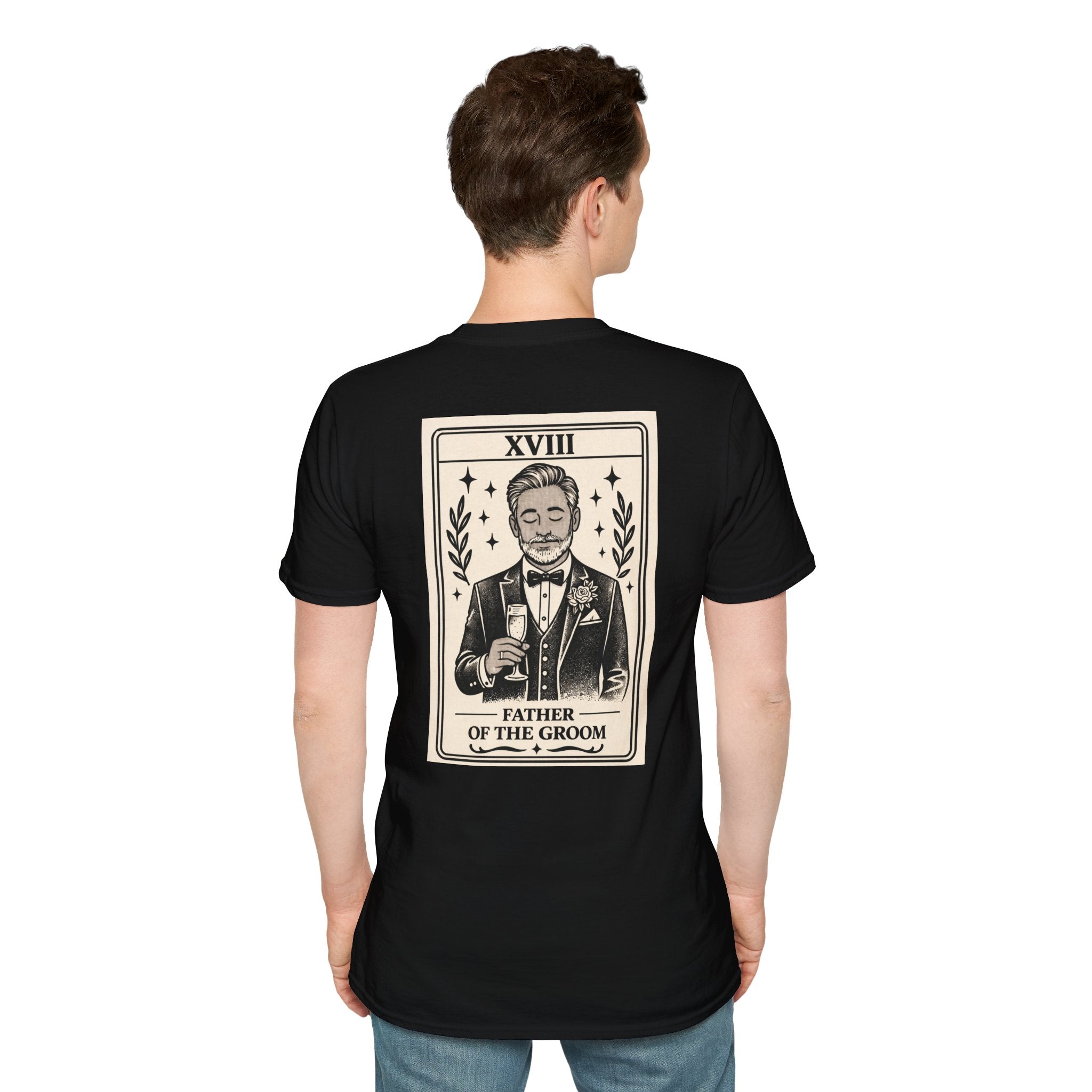 Father of the Groom T-Shirt | Tarot Card Illustration, Wedding Party Shirt