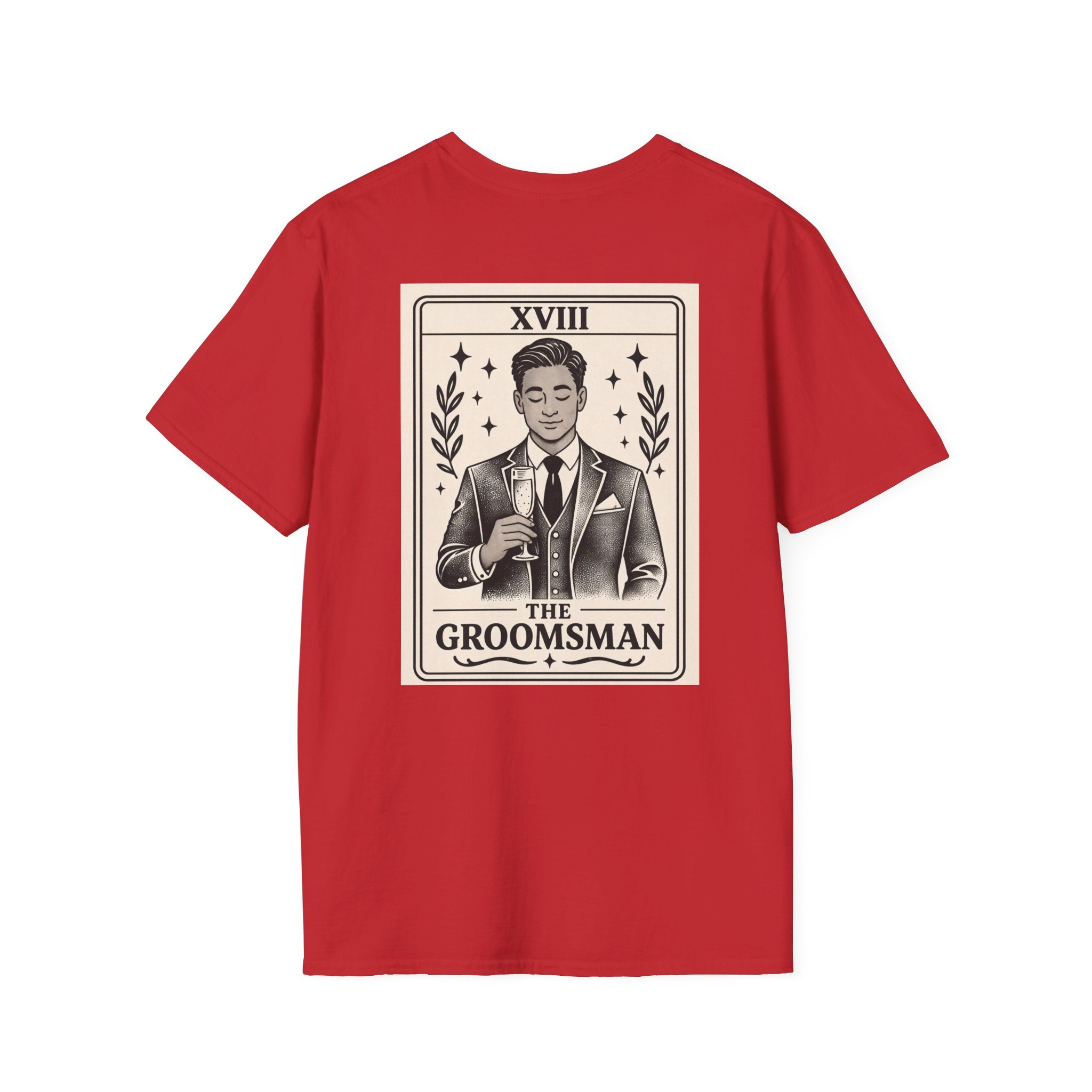 The Groomsman T-Shirt | Tarot Card Groom Illustration