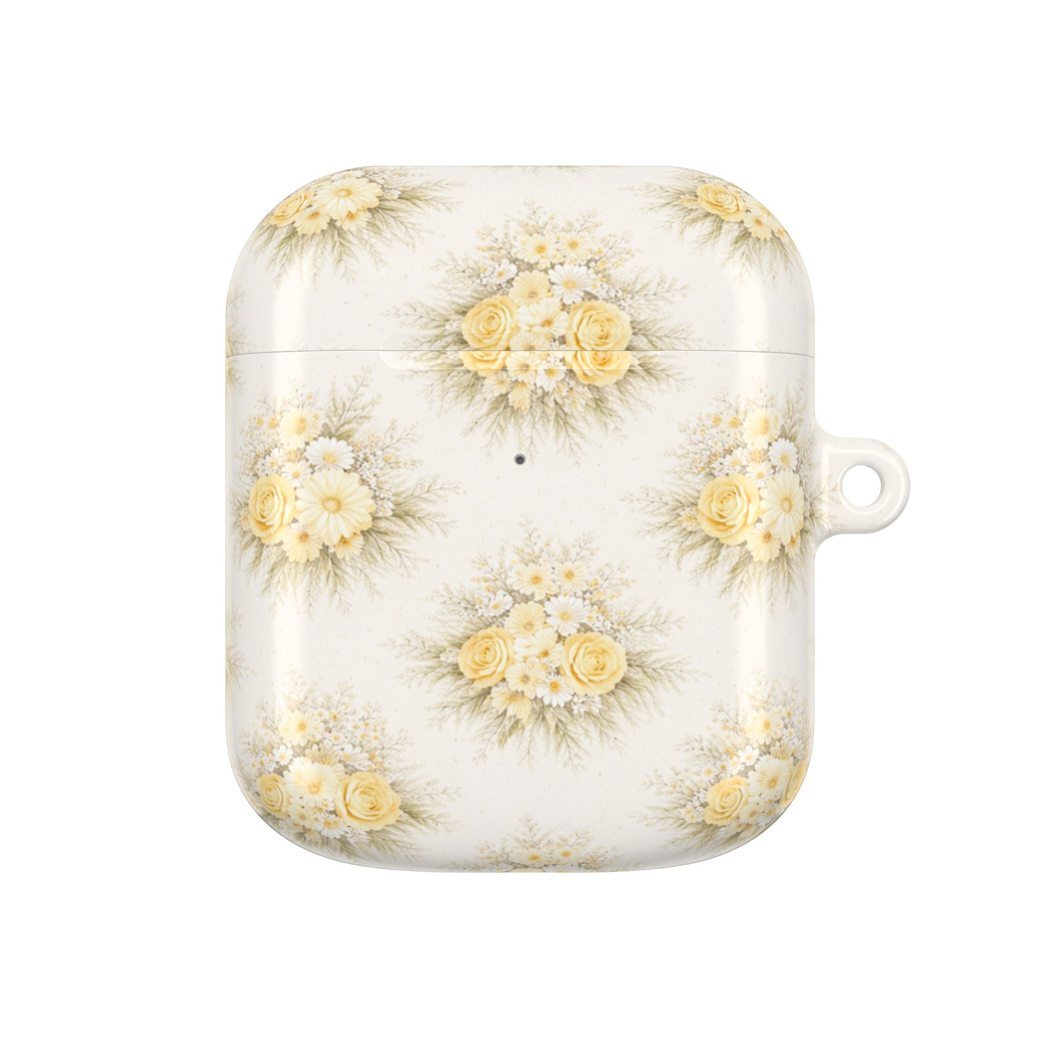 Yellow Rose Bouquet AirPod Case | Vintage Floral Pattern
