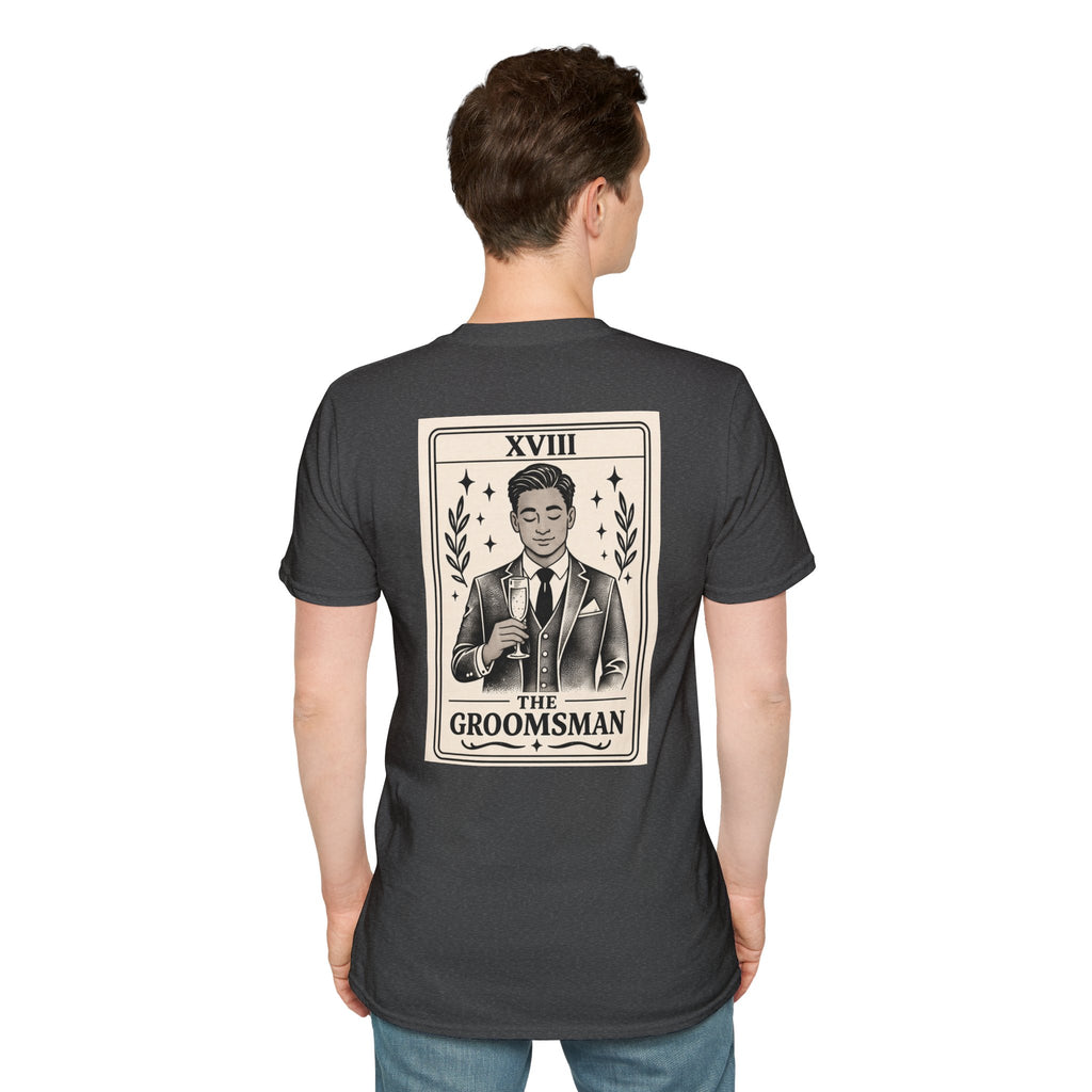 The Groomsman T-Shirt | Tarot Card Groom Illustration