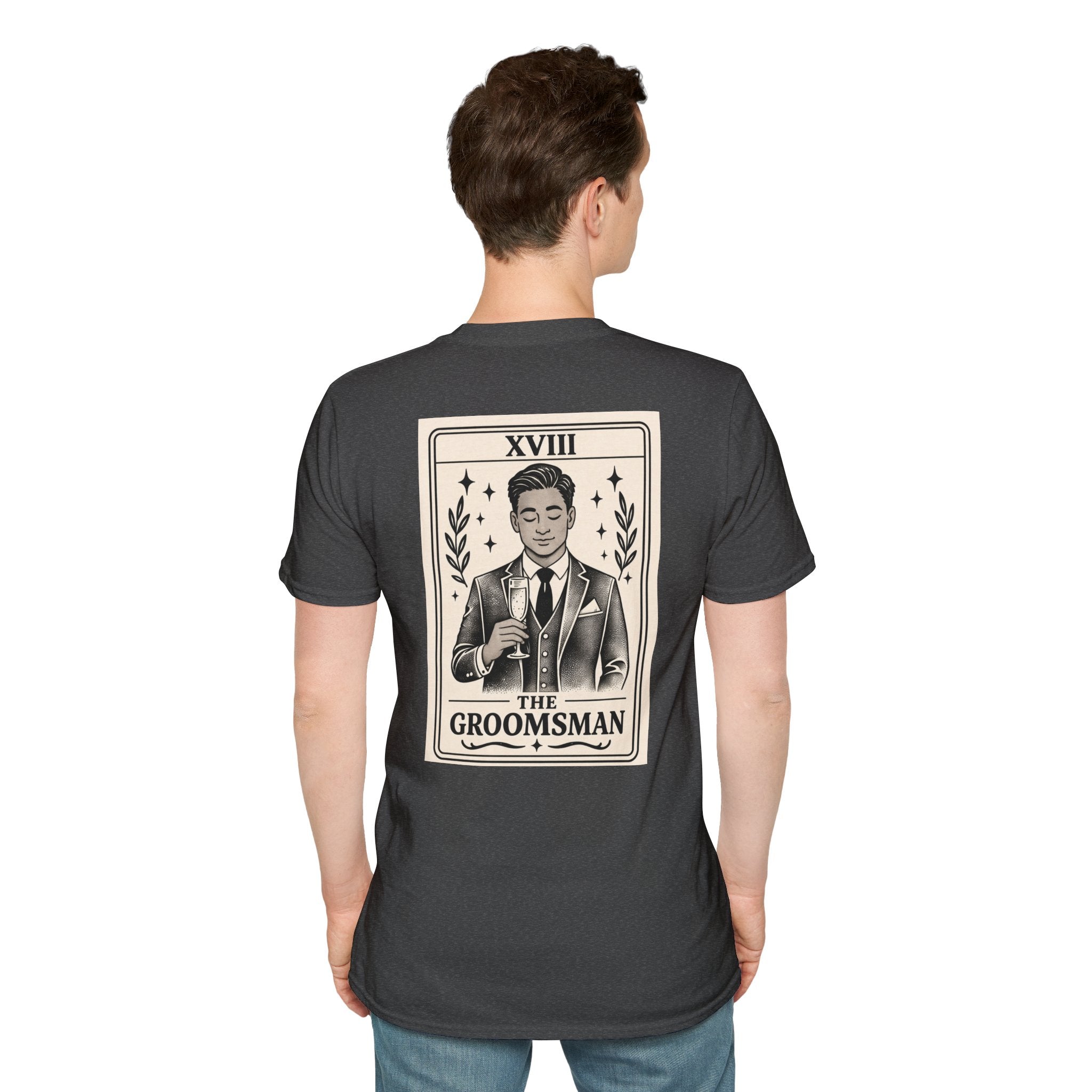 The Groomsman T-Shirt | Tarot Card Groom Illustration