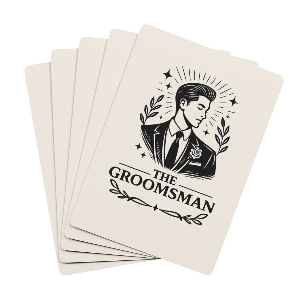 Groomsman Poker Playing Cards | Custom Wedding Deck