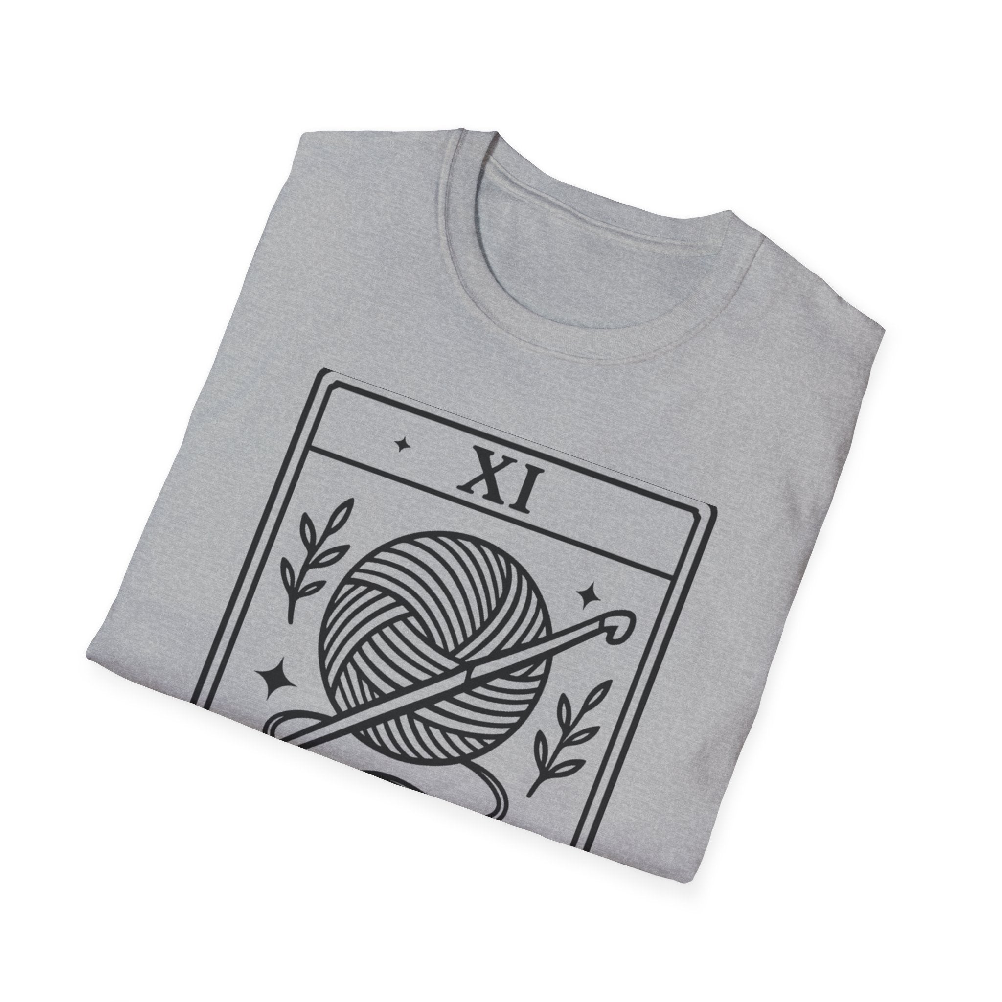 The Crocheter T-Shirt | Yarn Ball & Hook Illustration, Crochet Lover Tee