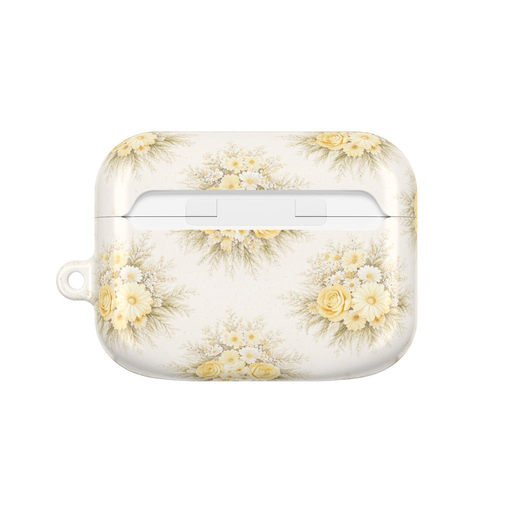 Yellow Rose Bouquet AirPod Case | Vintage Floral Pattern