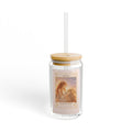 Aries Zodiac Tarot Card Sipper Glass | 16oz