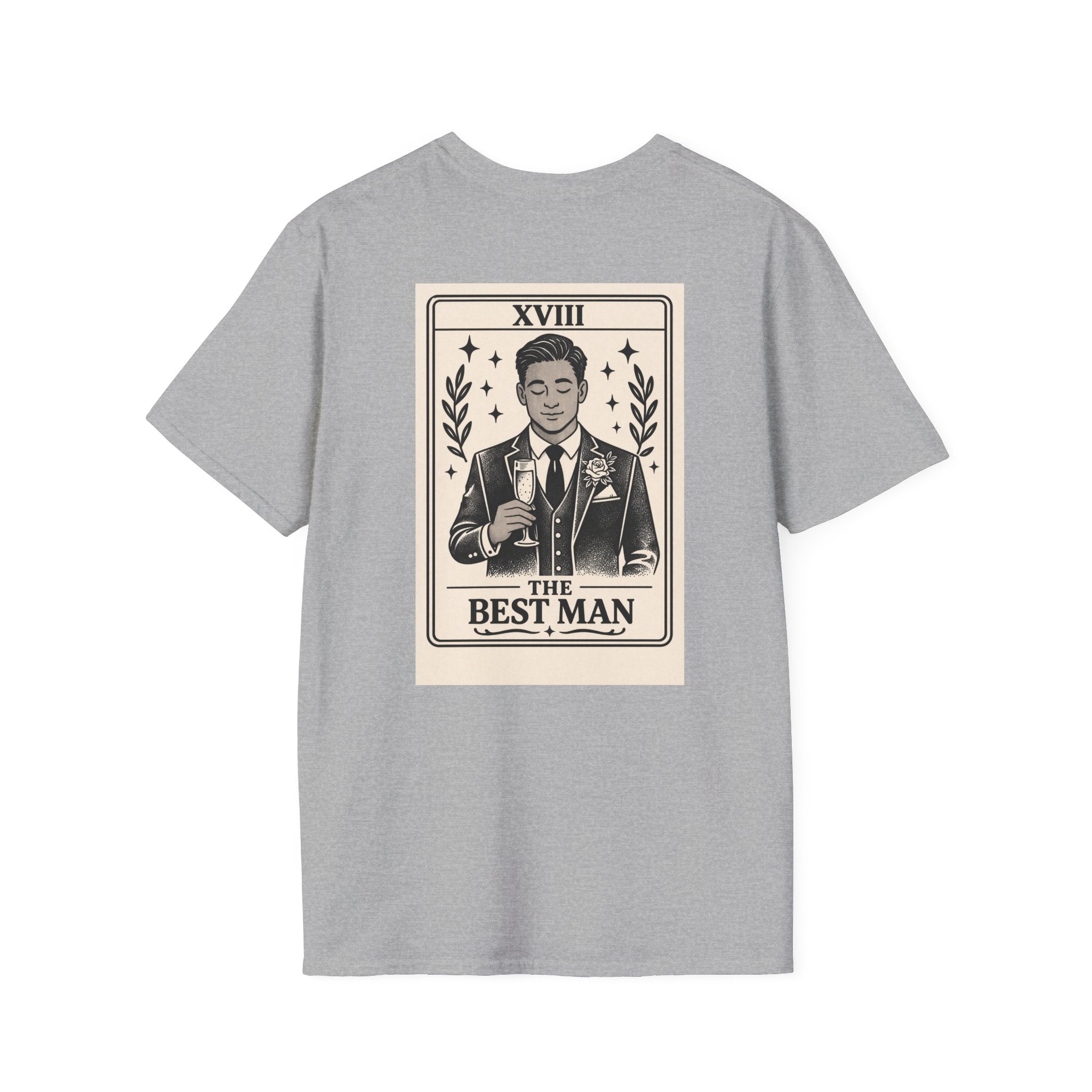 The Best Man Tarot Card T-Shirt | Groomsmen Wedding Party Tee