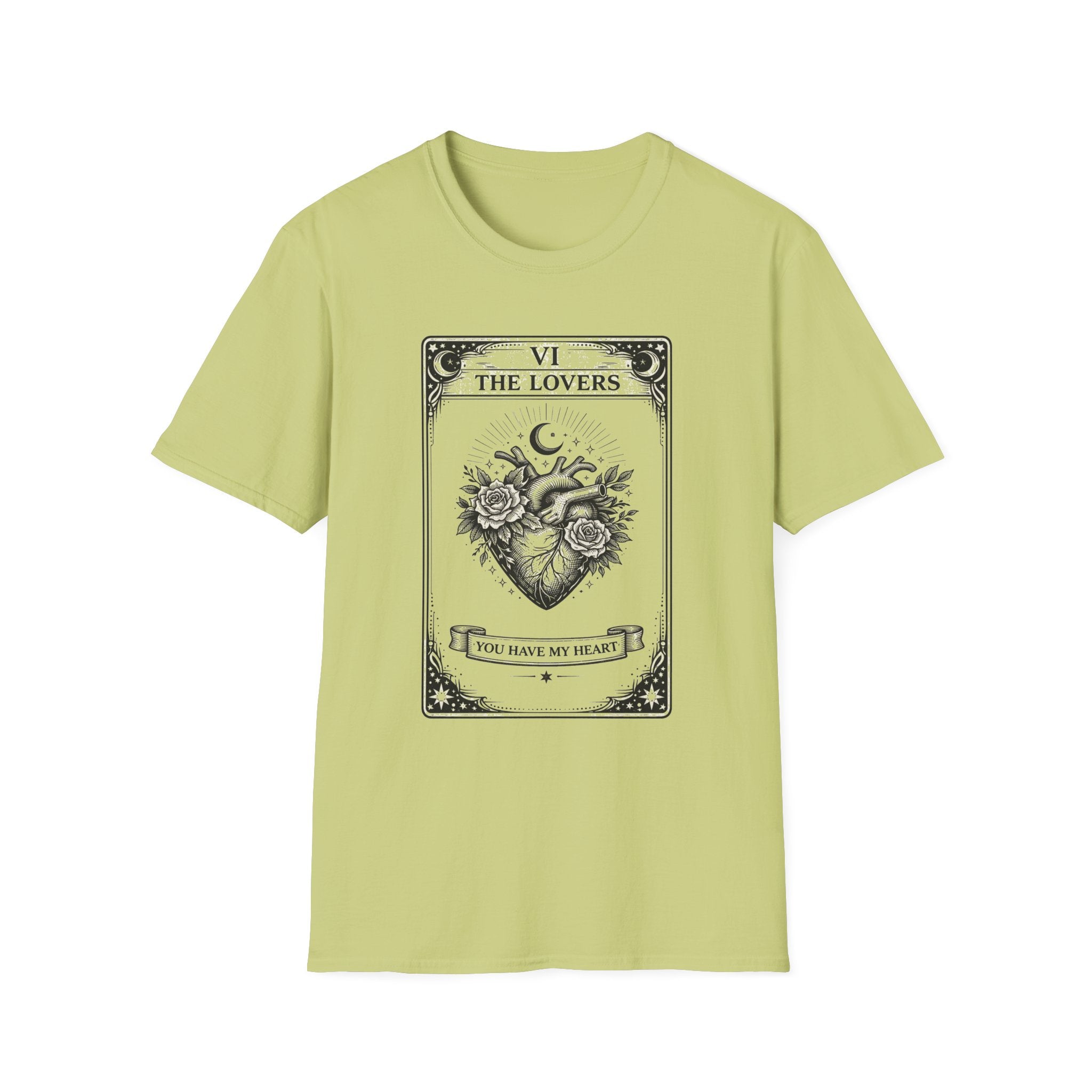 The Lovers Tarot Shirt You Have My Heart T Shirt Romantic Gift Vintage Tarot Graphic Tee