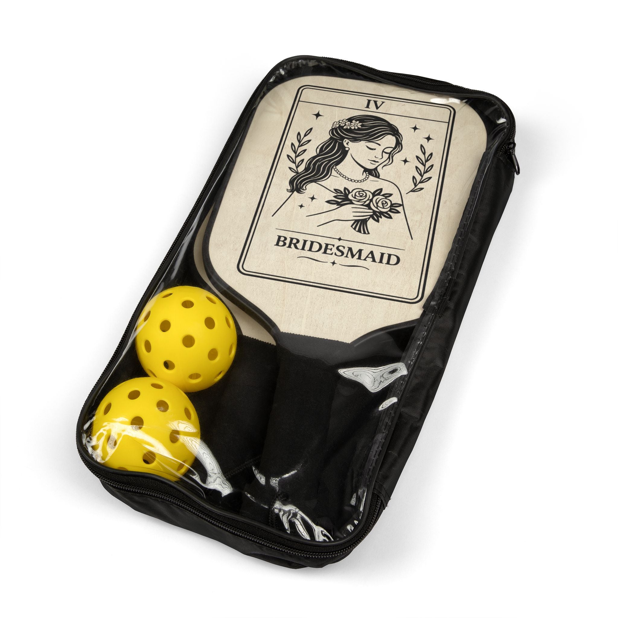 Bridesmaid Tarot Card Pickleball Paddle Set | Pickleball Kit, Bridal Party Theme