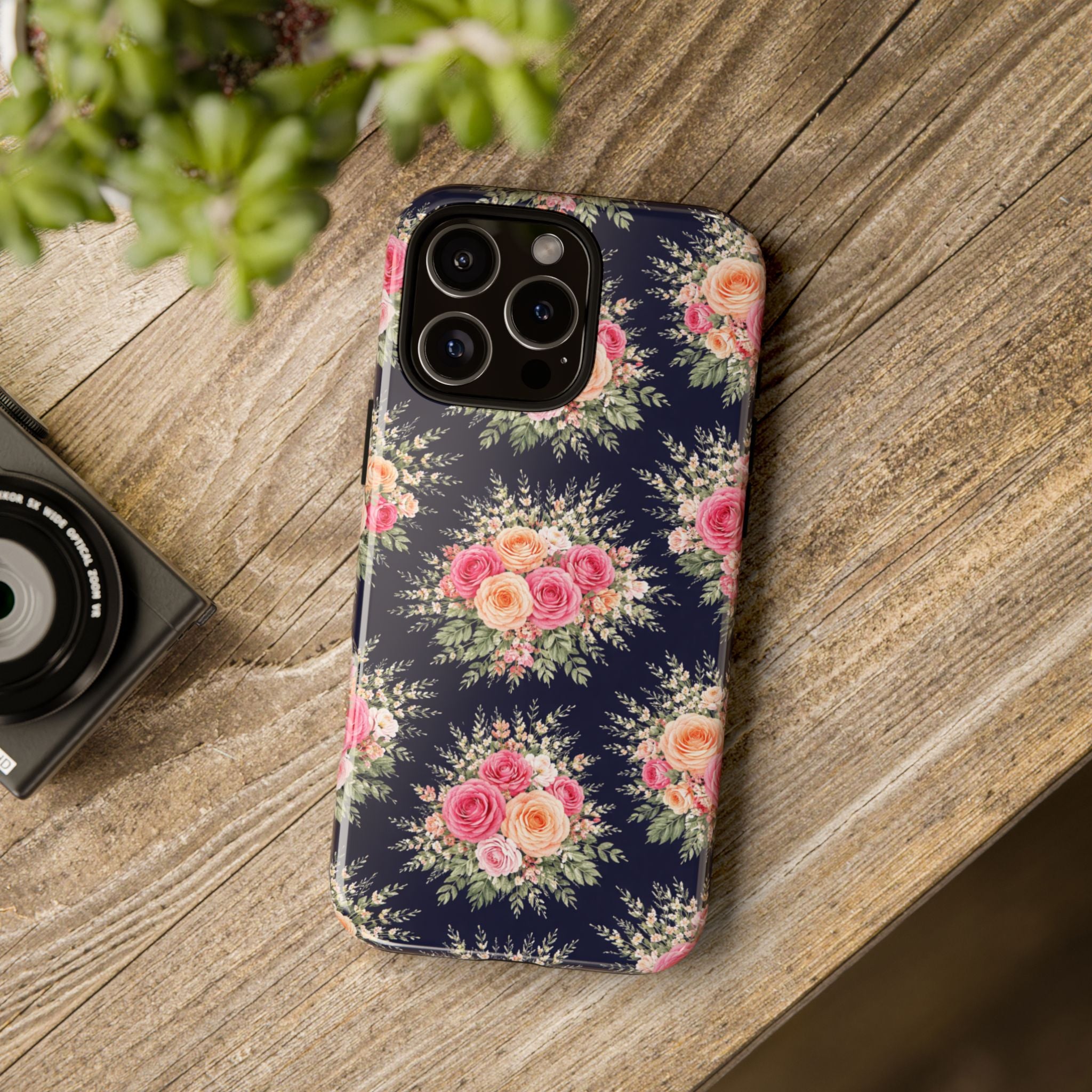 Vintage Rose Bouquet Phone Case | Floral iPhone Cover
