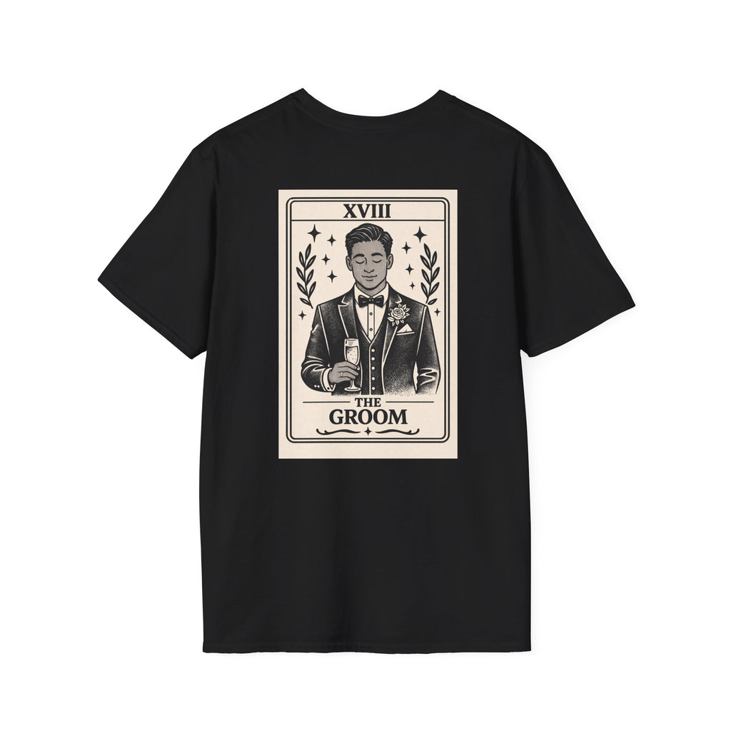 The Groom Tarot Card T-Shirt | Groom Illustration, Wedding Theme