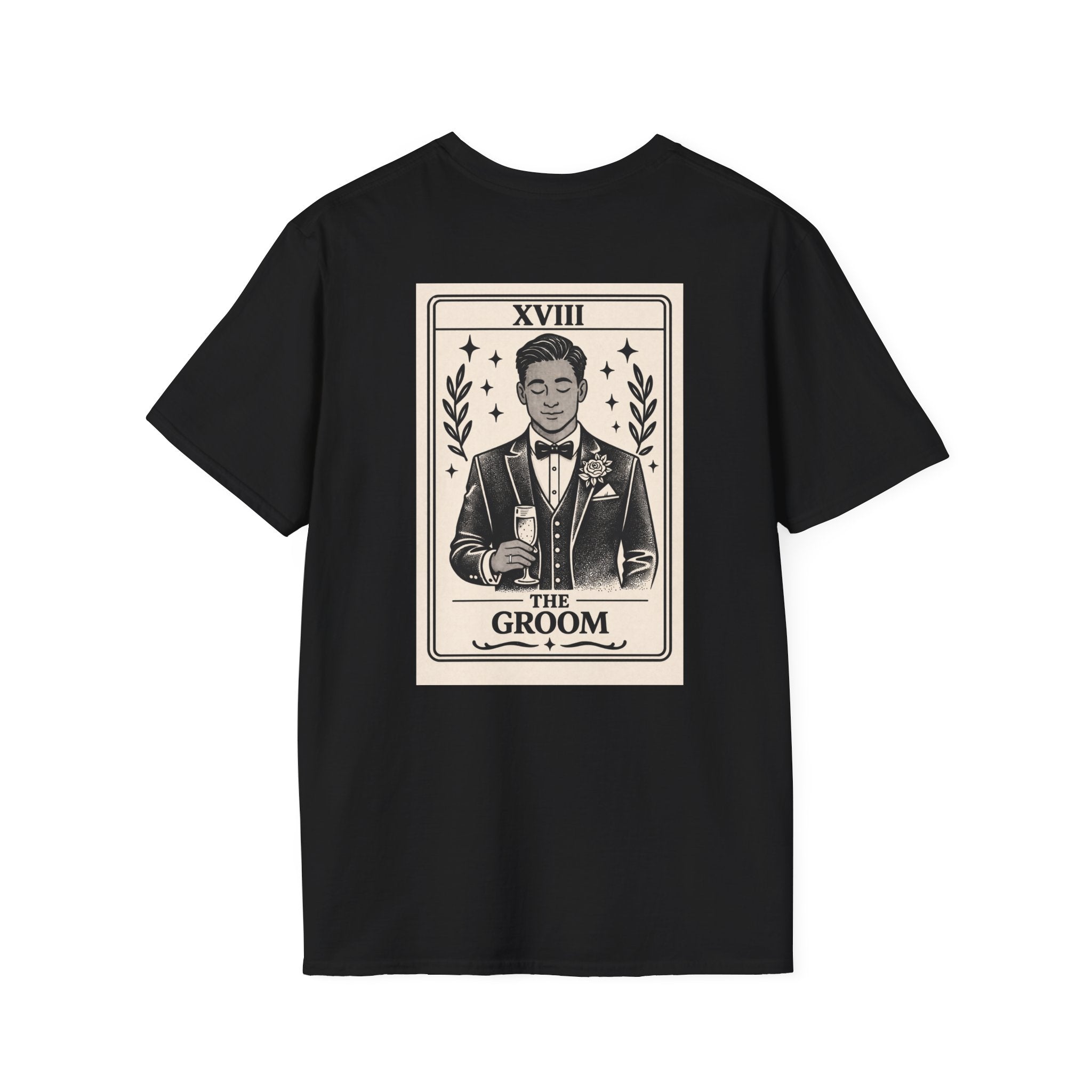 The Groom Tarot Card T-Shirt | Groom Illustration, Wedding Theme