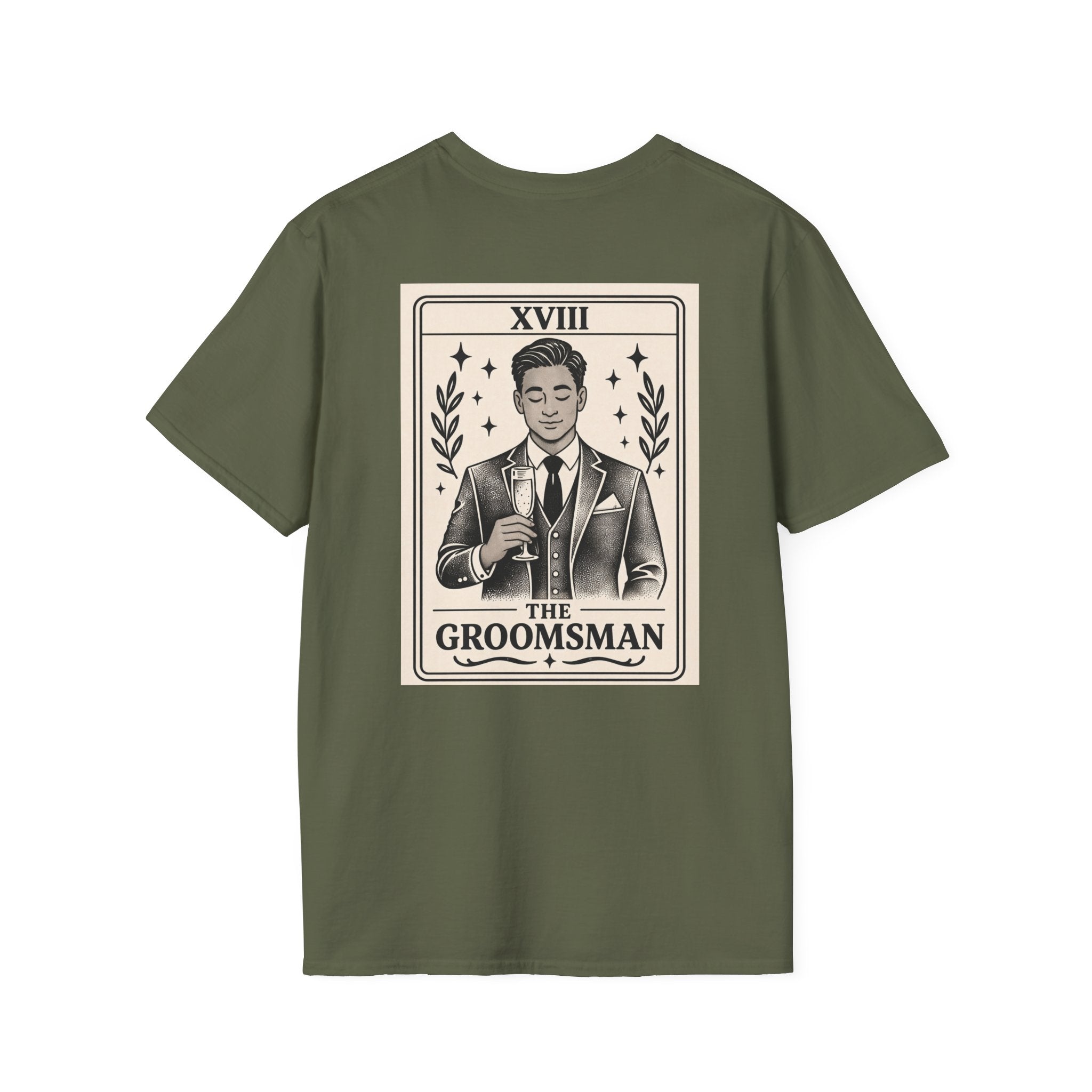 The Groomsman T-Shirt | Tarot Card Groom Illustration