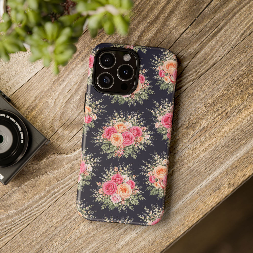 Vintage Rose Bouquet Phone Case | Floral iPhone Cover