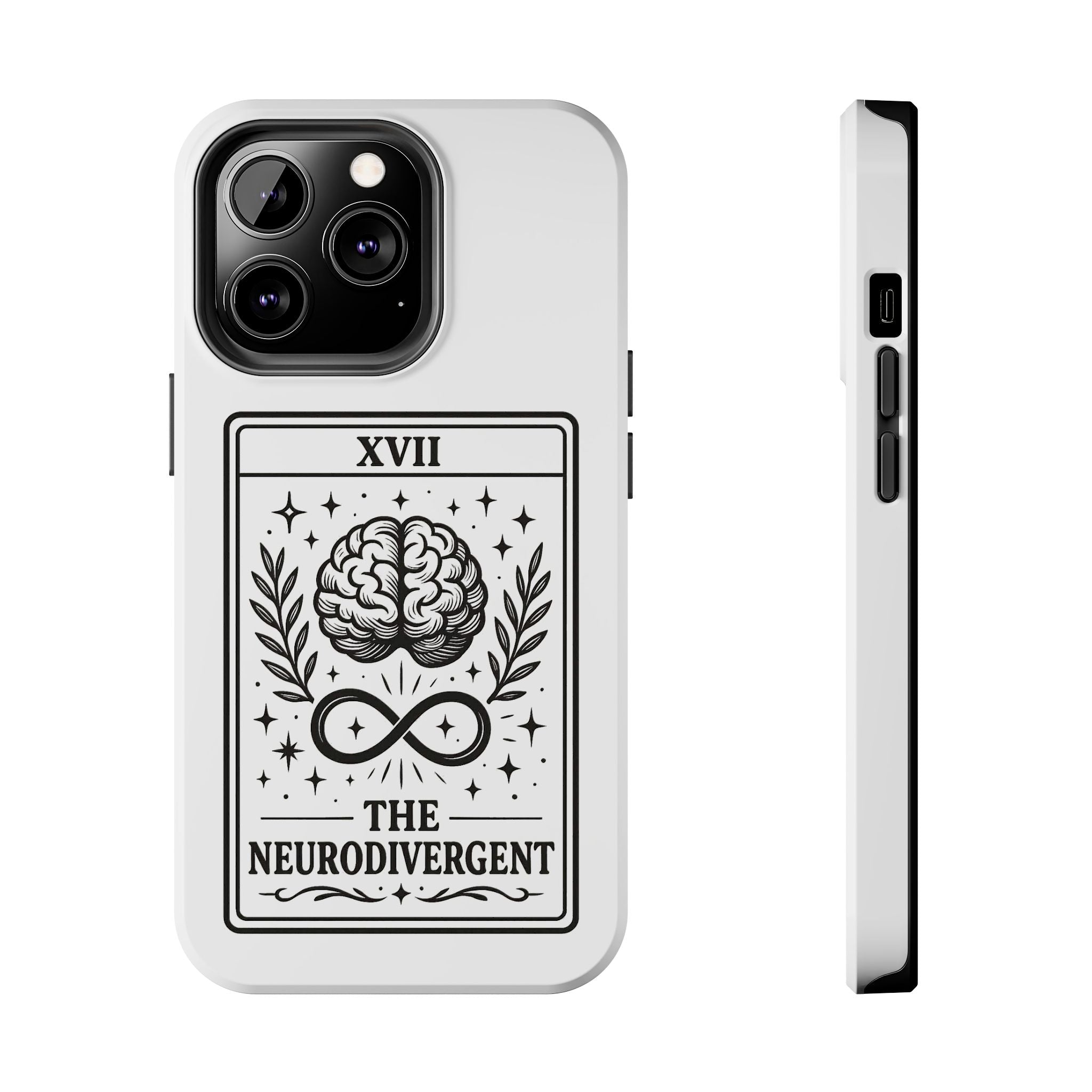 The Neurodivergent Tarot Brain phone case | iPhone Samsung tough case